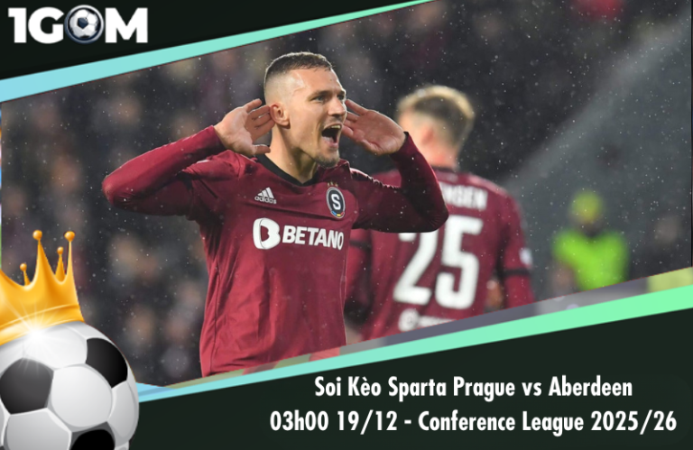 Soi Kèo Sparta Prague vs Aberdeen 03h00 19/12 – Conference League 2025/26